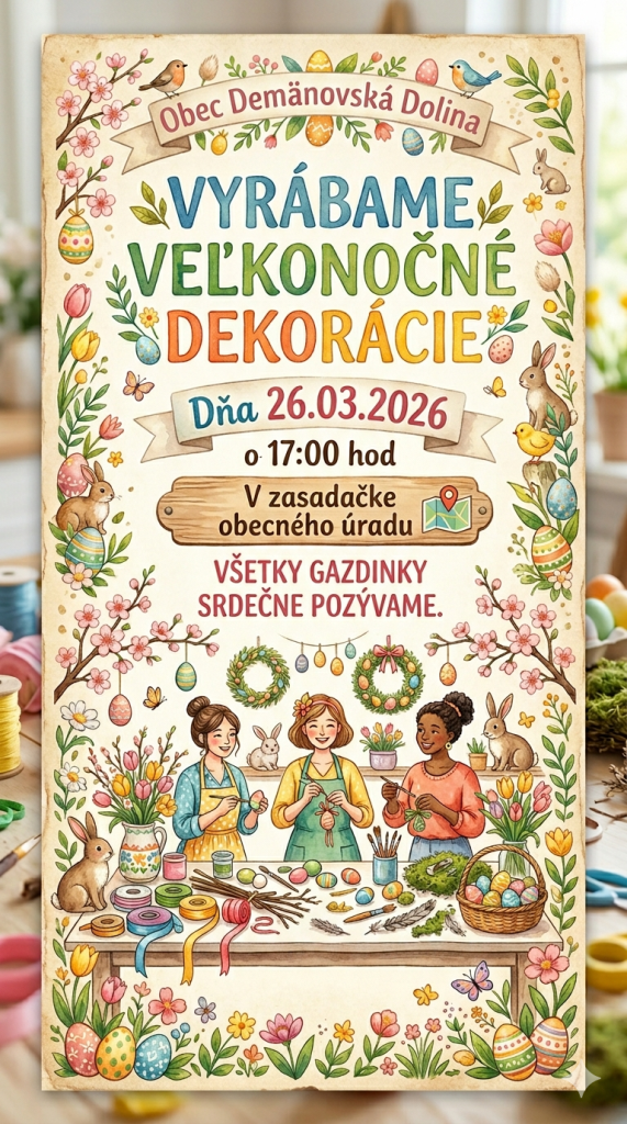 Výroba Veľkonočných dekorácií