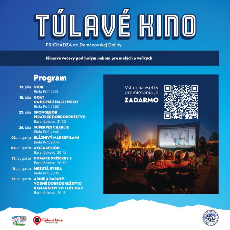 Túlavé kino - letné kino v&nbsp;JASNEJ